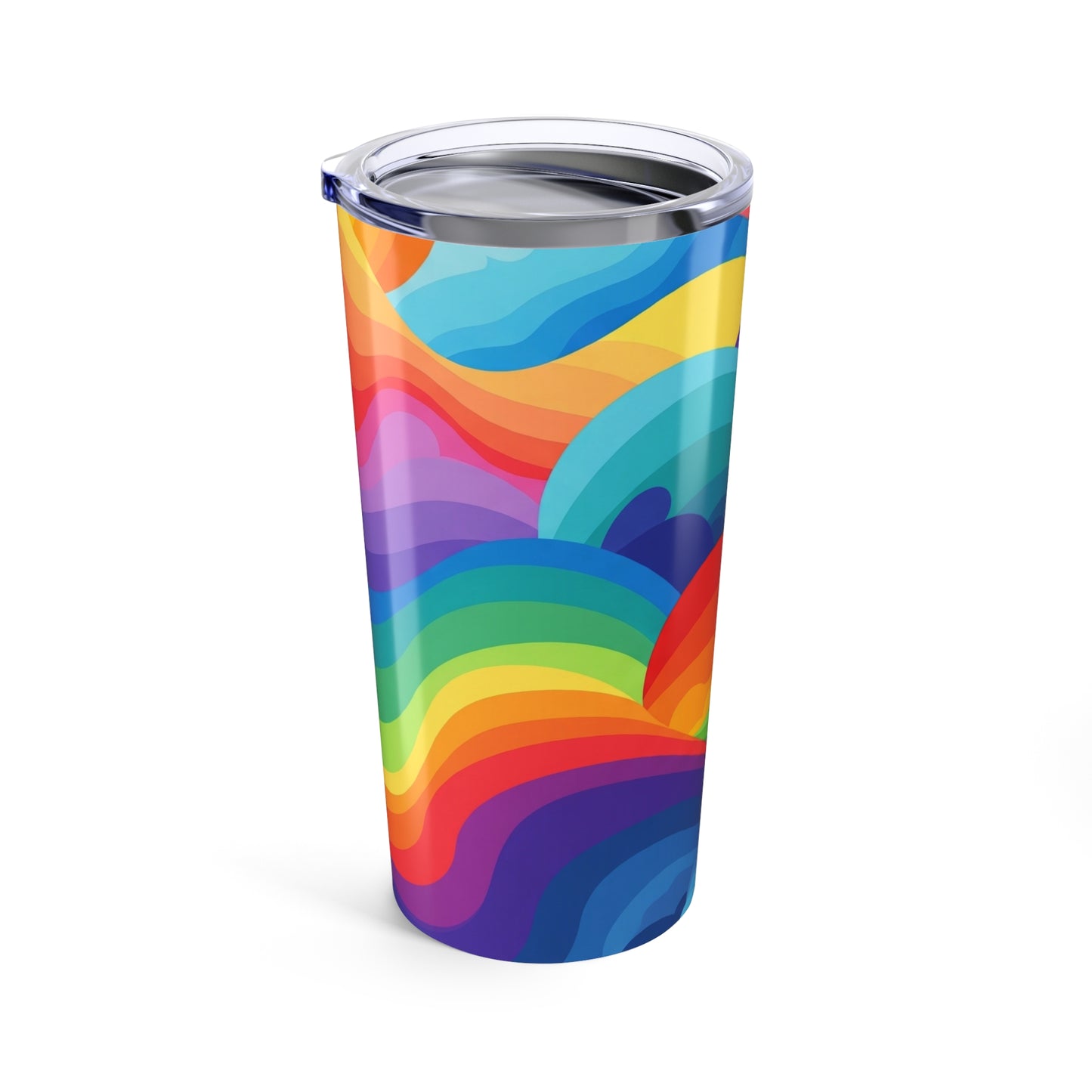 20oz Stainless Steel Tumbler With Double Wall Insulation Spill Resistant BPA Free Printed Design Durable Drinkware