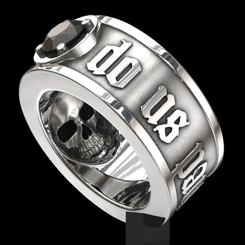 Mens Skull Ring Womens Skull Ring Alloy Electroplated Fashion Jewelry Skull Design Ring For Men For Women Ring