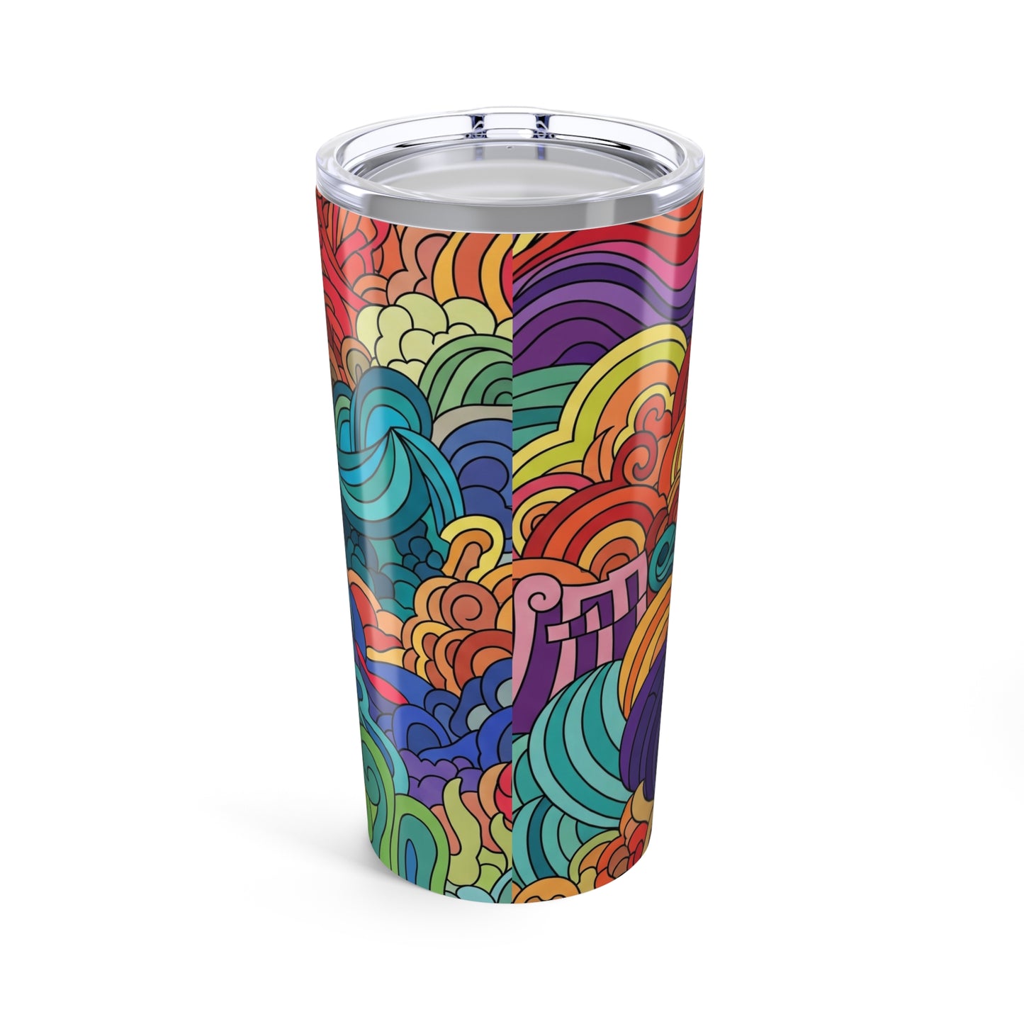 20oz Stainless Steel Tumbler With Double Wall Vacuum Insulation Spill Resistant Lid For Hot Or Cold Beverages
