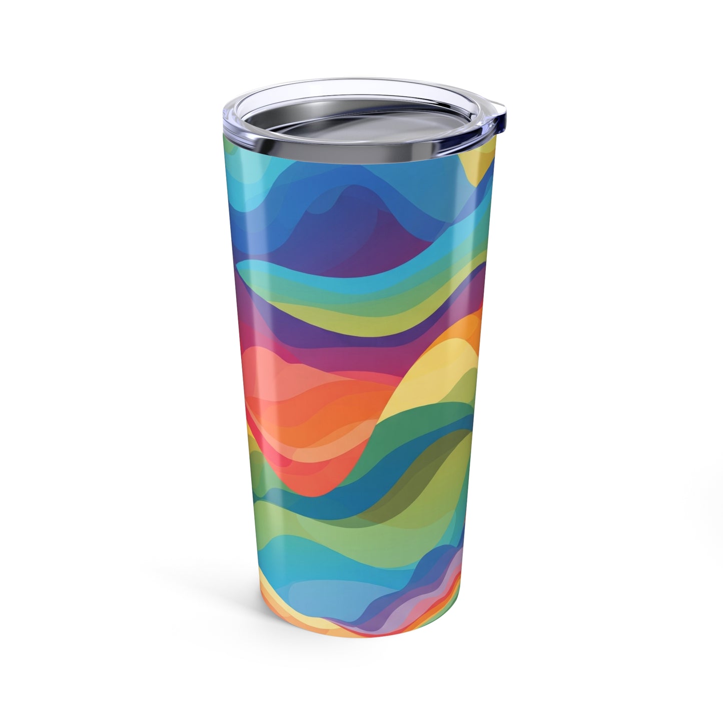 20oz Stainless Steel Printed Tumbler With Double Wall Vacuum Insulation Spill Resistant Travel Mug Durable
