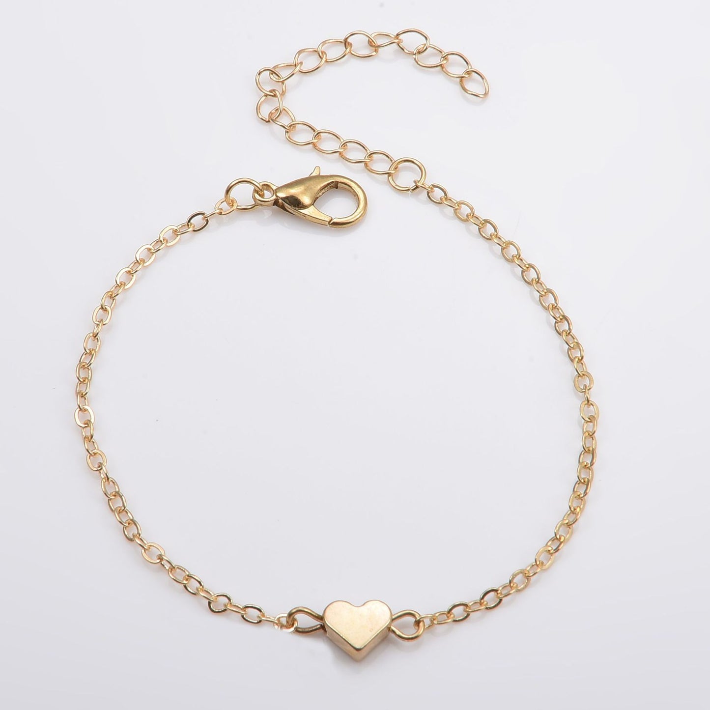 Womens Heart Bracelet Elegant Electroplate Gold And Silver Alloy Bracelet For Daily Fashionable Alloy Bracelet
