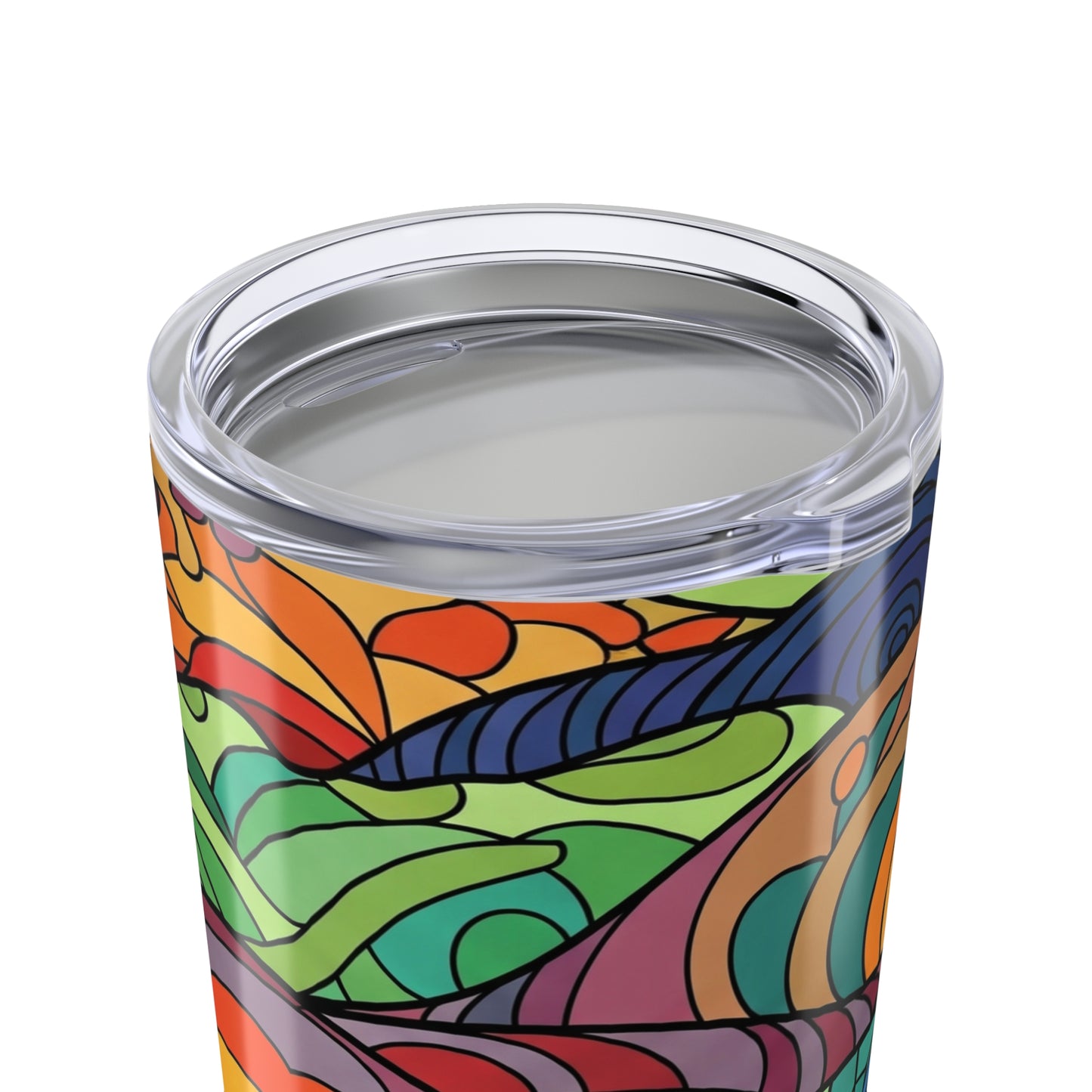 20oz Steel Printed Tumbler With Double Wall Vacuum Insulation Spill Resistant Durable Travel Mug Drinkware For Any