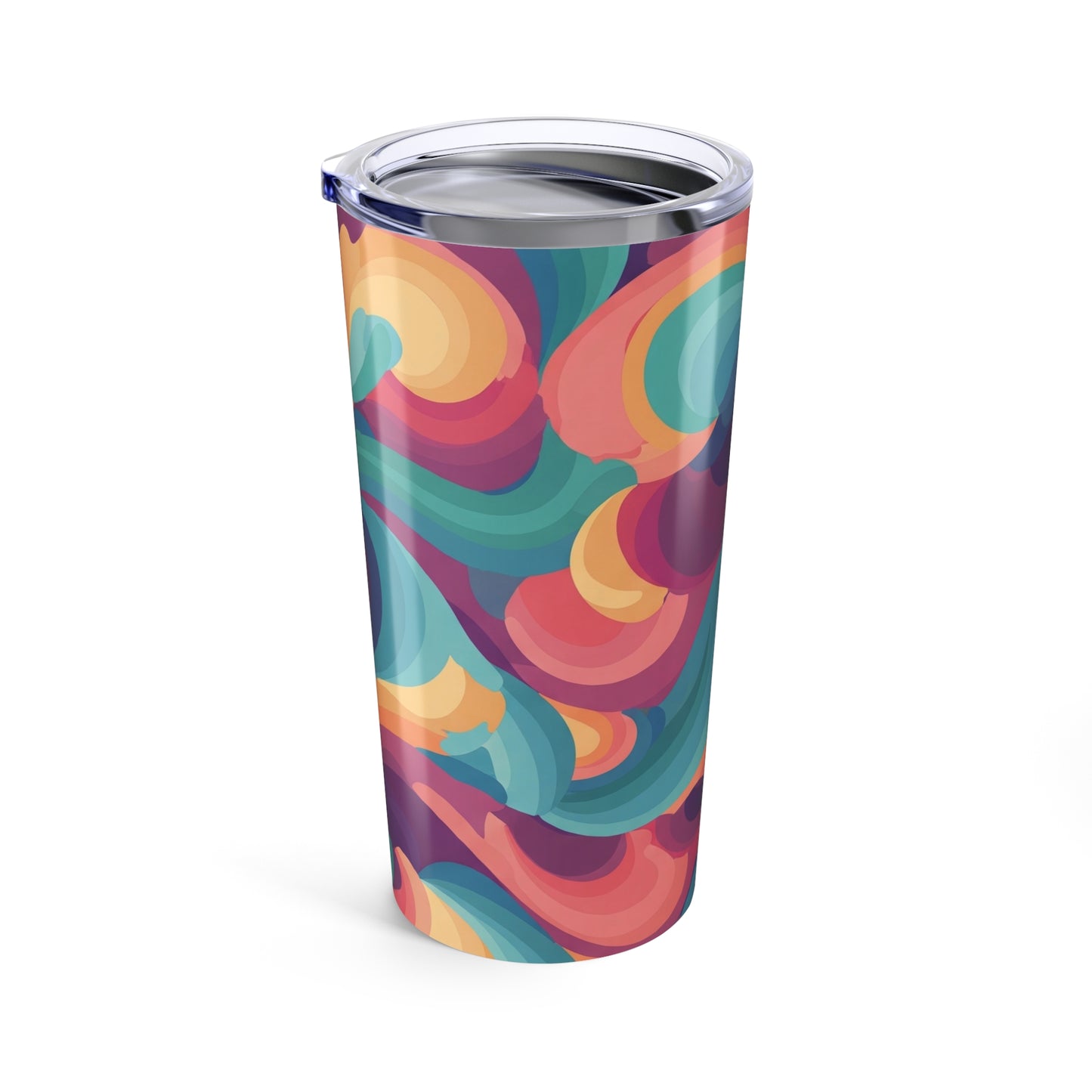 20 Oz Stainless Steel Tumbler With Double Wall Vacuum Insulation Spill Resistant Travel Mug For Hot Or Cold