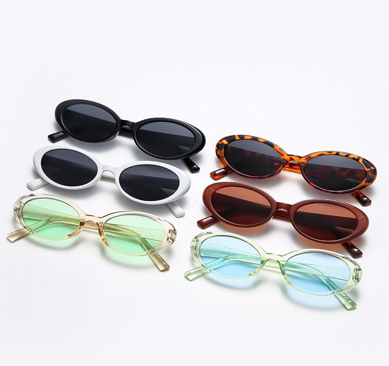 Unisex Oval Sunglasses With AC Lenses And PC Frame UV Protection For Driving Outdoor Sports And Travel For Women And Men