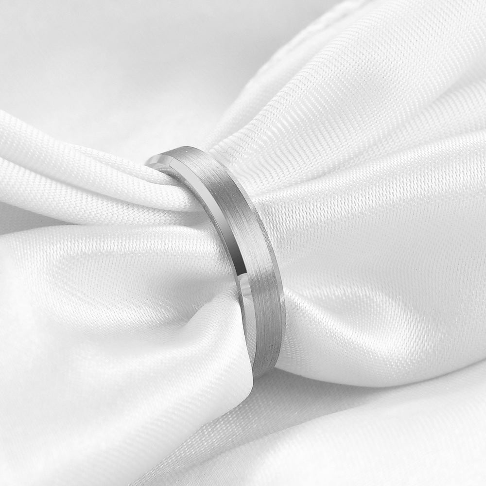 Unisex Stainless Steel Ring Band Electroplated Fashion Jewelry Round Geometry Ring For Men And Women Lovers XL