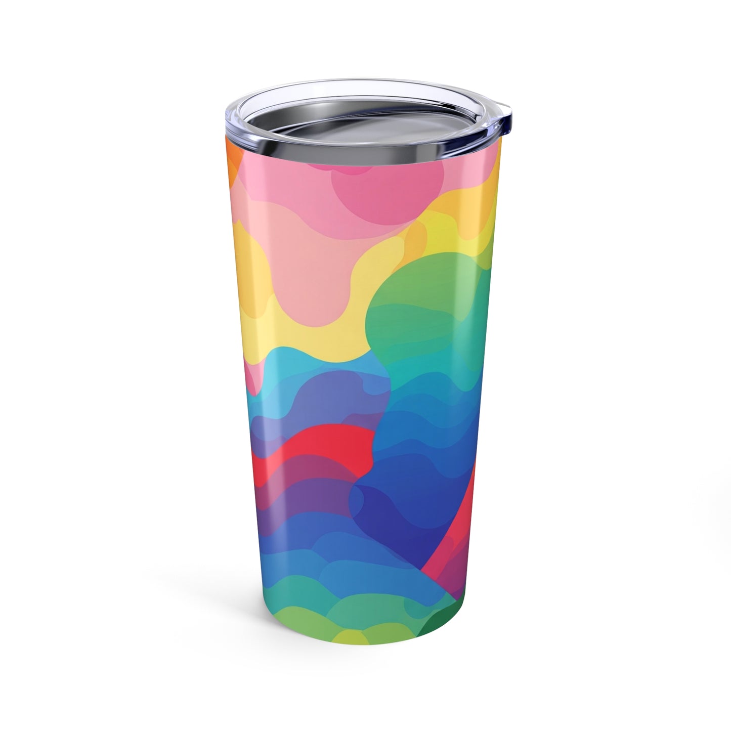 20oz Stainless Steel Printed Tumbler With Double Wall Vacuum Insulation Leak Proof Spill Resistant Durable Hot Cold