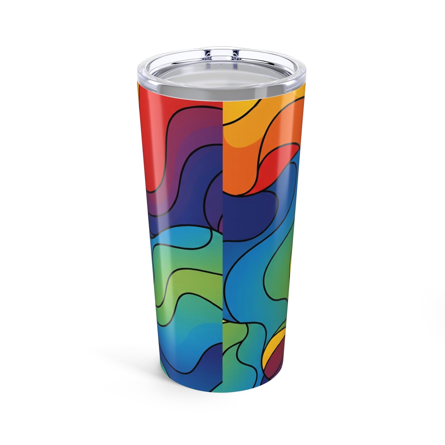 20 Oz Stainless Steel Tumbler With Double Wall Vacuum Insulation Art Print Dishwasher Safe Leak Proof Travel Mug