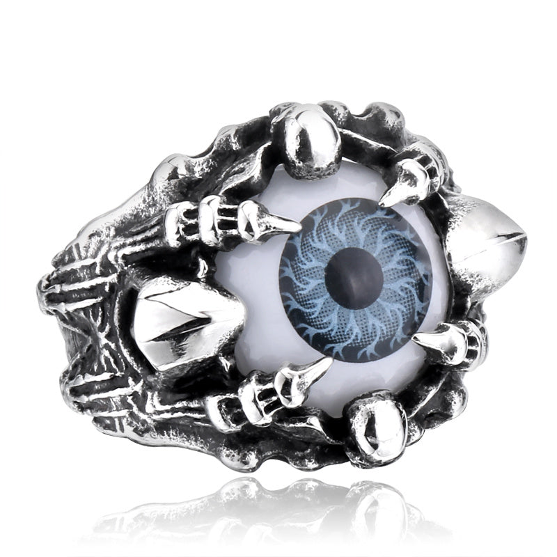 Evil Skull Eye Ring