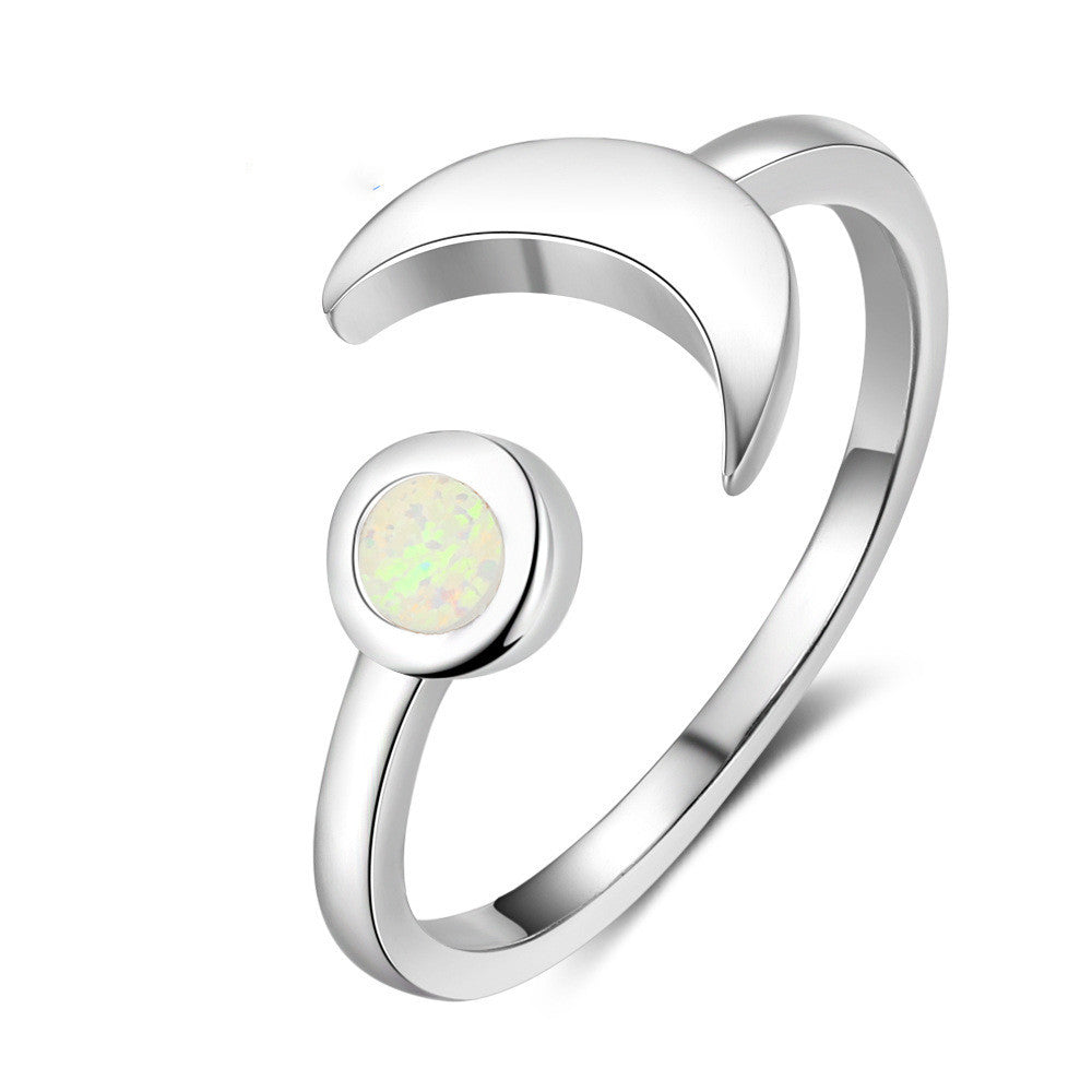 Adjustable 925 Sterling Silver Geometric Ring Korean Timeless For Women And Girls Electroplated Finish Jewelry