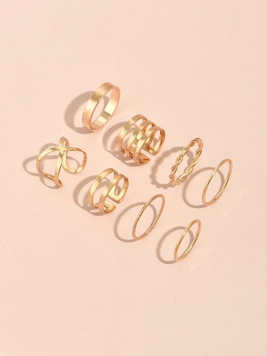 Womens Fashion Ring Alloy Trendy Jewelry Gift For Women