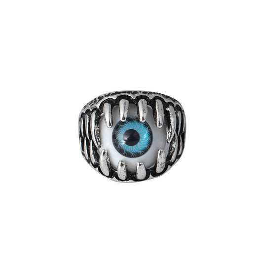 Devil Eye Ring With Distinct Design Fashion Statement Piece Eye Catching Ring Durable Everyday Wear Gift Great Gift Idea