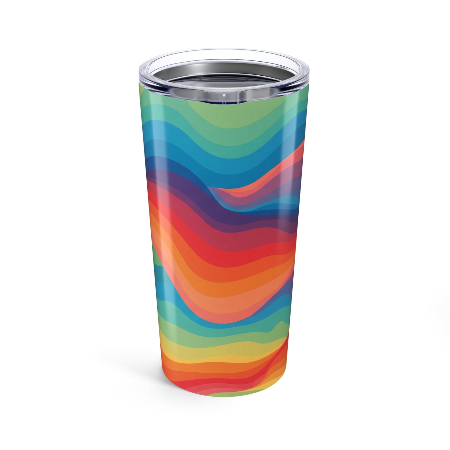 20oz Stainless Steel Printed Tumbler With Double Wall Vacuum Insulation Travel Mug Spill Resistant Thermal Cup