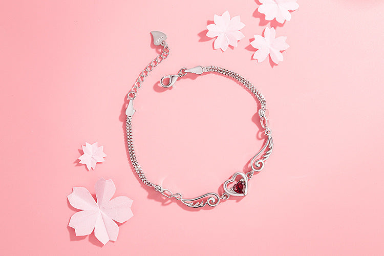 Copper Angel Wings Wave Design Bracelet for Women Fashion Jewelry Gift for Travel Promotions and Business Everyday Wear