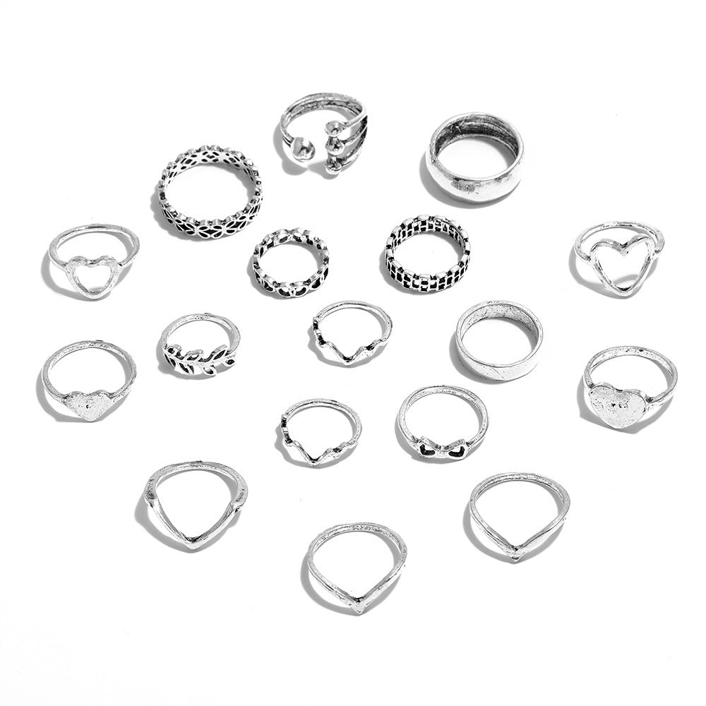 Womens Fashion Ring Plus Bracelet Sets Alloy Rings Stylish Accessory With Everyday Wear Plus Special Occasions