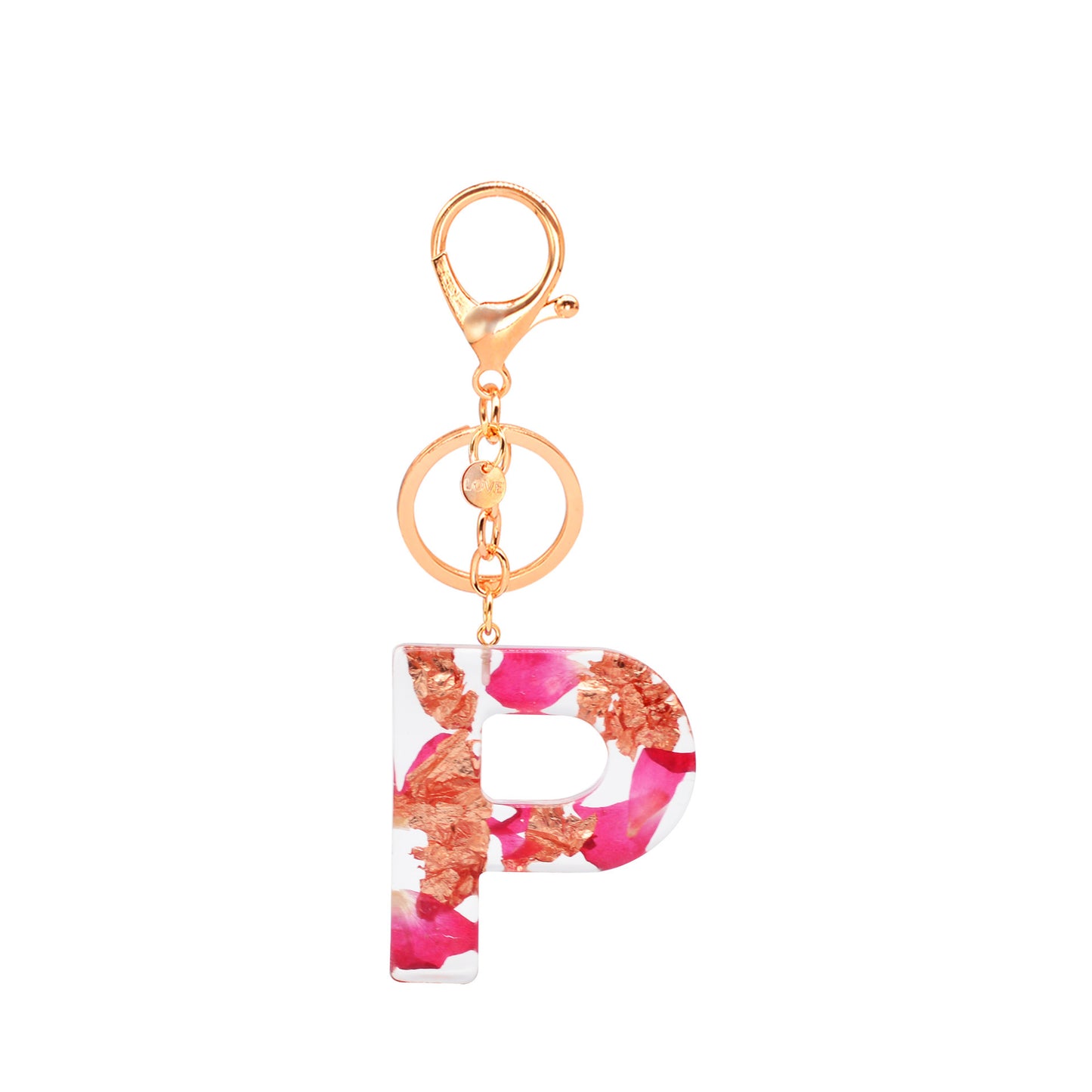 Resin Letter Keychain Initial Pendant English Alphabet Charm For Keys And Bags Backpacks Decoration For Travel