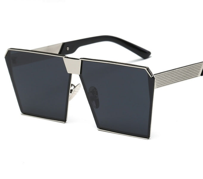 Womens Polarized Square Sunglasses UV400 Protection Trendy Fashion Eyewear Metal and Plastic Frame TAC Lenses Durable