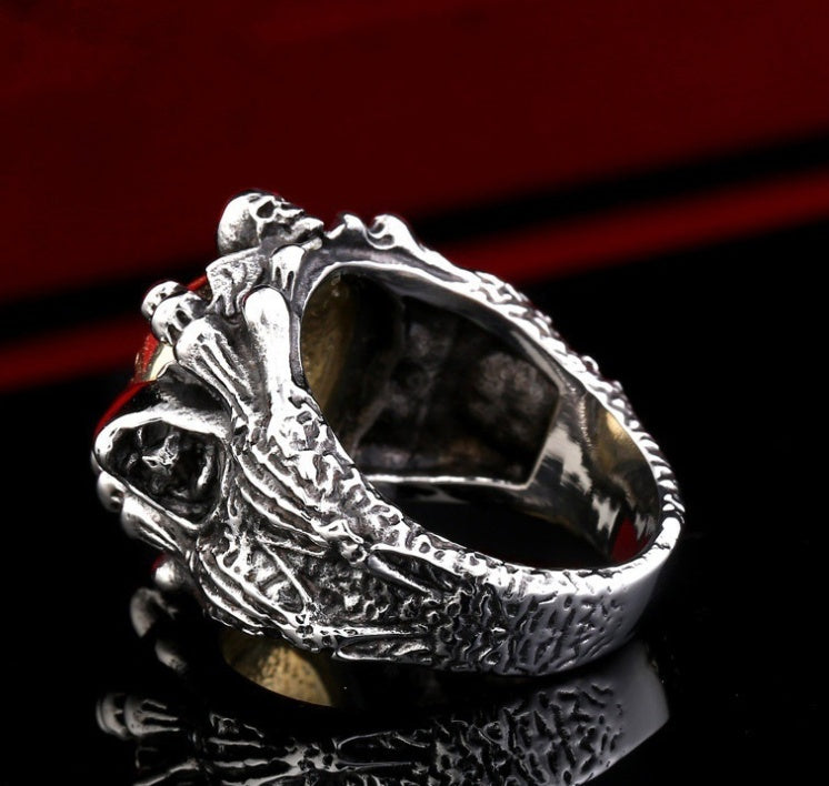 Gold Pentagram Ring