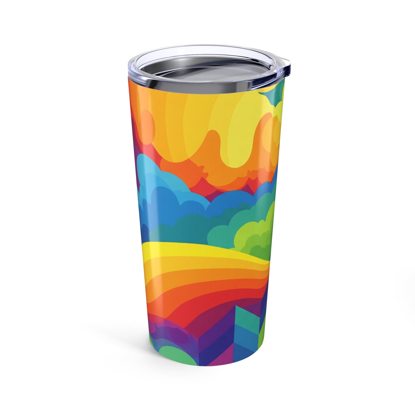 20oz Stainless Steel Tumbler With Double Wall Vacuum Insulation For Hot And Cold Beverages Leak Proof Durable