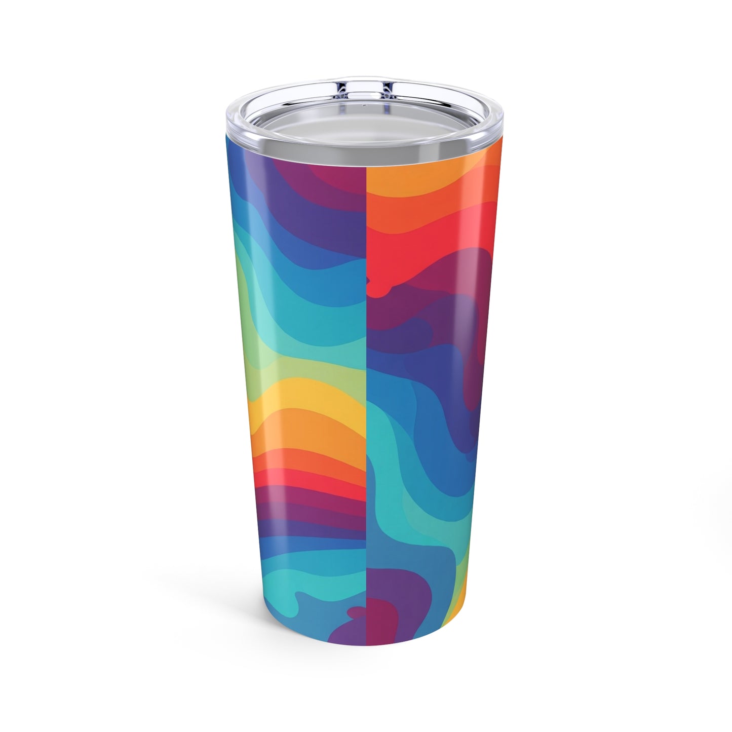 20oz Stainless Steel Travel Mug With Printed Artwork Double Wall Vacuum Insulated For Hot And Cold Drinks Leak