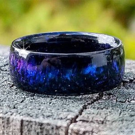 Unisex Acrylic Resin Geometric Ring Colorful Fashion Accessory For Women And Men Size 5 To 13 Trendy Accessory