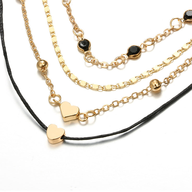 Elegant Electroplated Gemstone Inlay Bracelet For Women