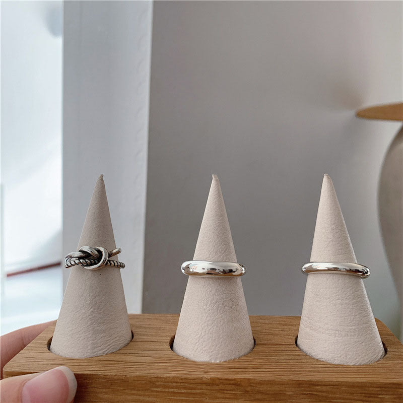 Vintage Bow Copper Ring Adjustable Finger Ring For Women Glossy Fashion Jewelry Gift For Her Elegant Daily Use