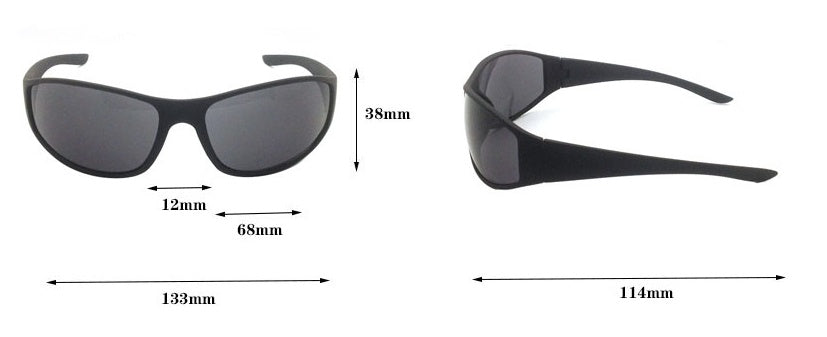 Athletic Glasses Full Frame Sports Eyewear Universal Fit Protective Gear With AC Lenses For Outdoor Activities
