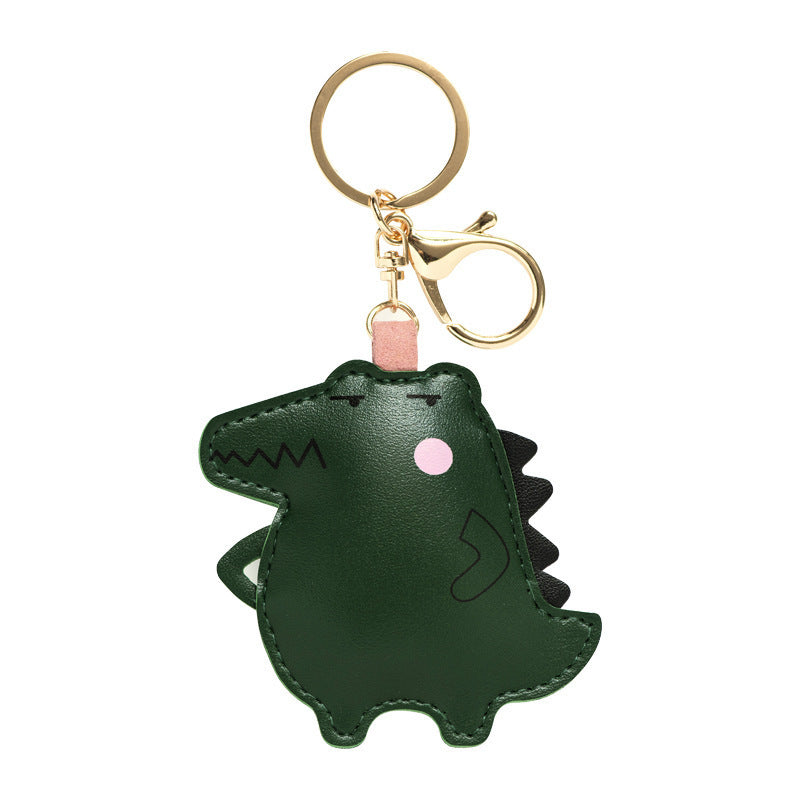 Unisex Leather Keychain Pendant Animal Ring Bag Charm Durable PU Alloy Microfiber Gift For Wedding Gift Trendy
