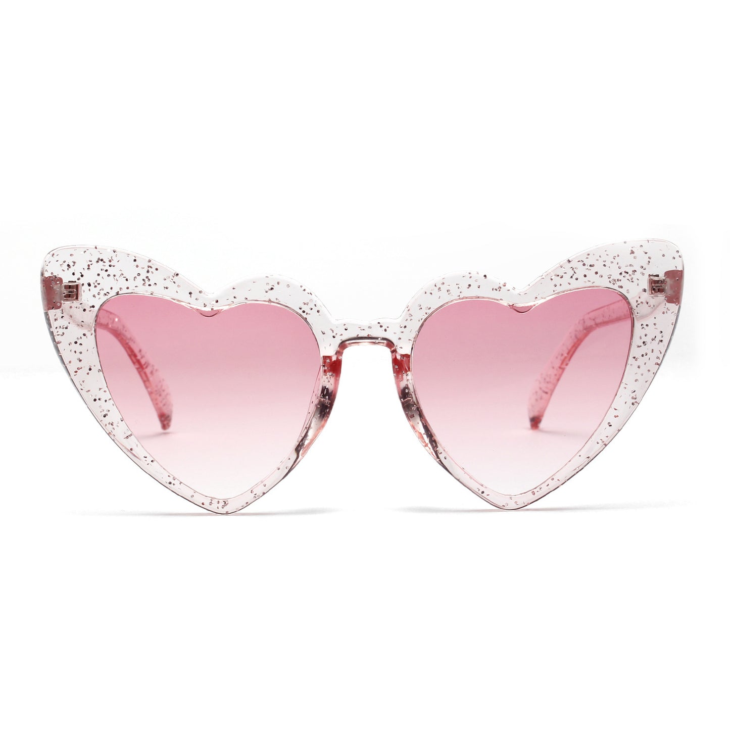 Women Heart Shaped Sunglasses Vintage Design UV400 Protection Lightweight Frame 80 Percent Light For All Faces