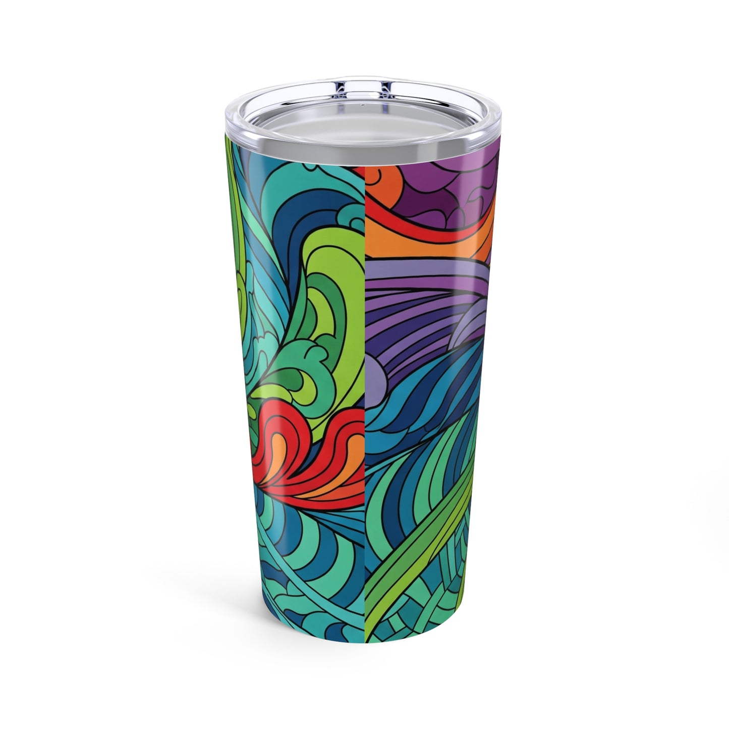 20oz Stainless Steel Travel Mug Double Wall Vacuum Insulated Spill Resistant Dishwasher Safe Keeps Beverages Hot