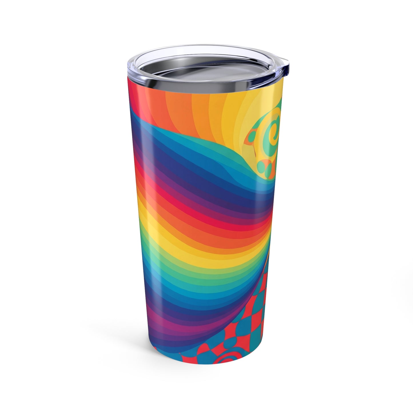 20oz Stainless Steel Tumbler With Double Wall Vacuum Insulation For Hot Or Cold Beverages And Spill Resistant Lid