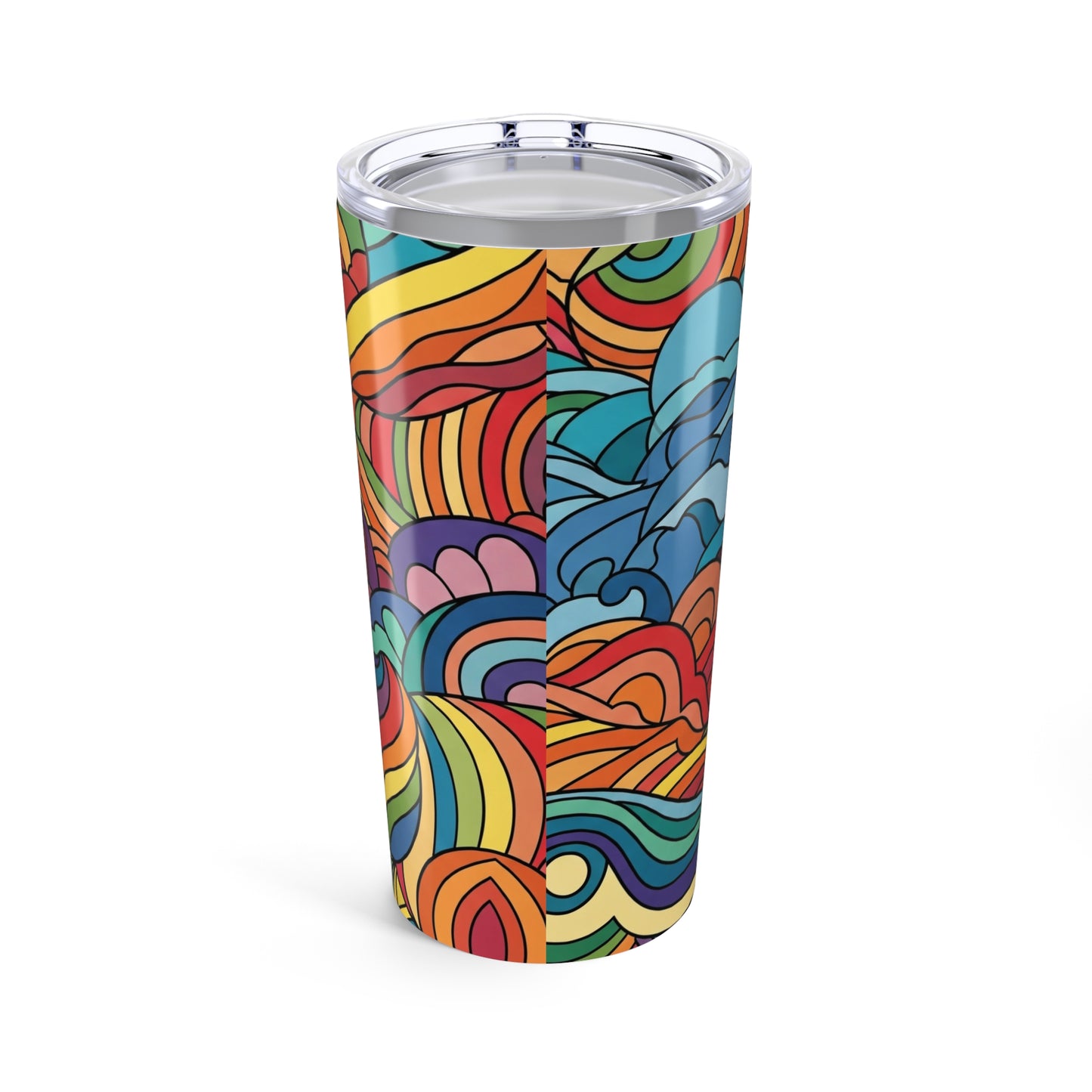 20oz Stainless Steel Tumbler With Double Wall Vacuum Insulation Spill Resistant Durable For Hot Or Cold Drinks