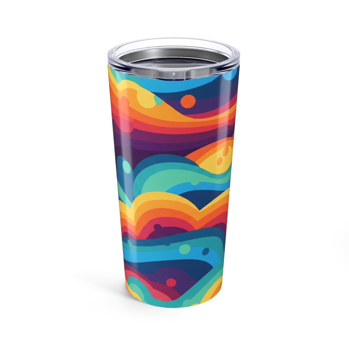 20oz Stainless Steel Tumbler With Double Wall Vacuum Insulation Spill Resistant Travel Mug Printed Designs Daily