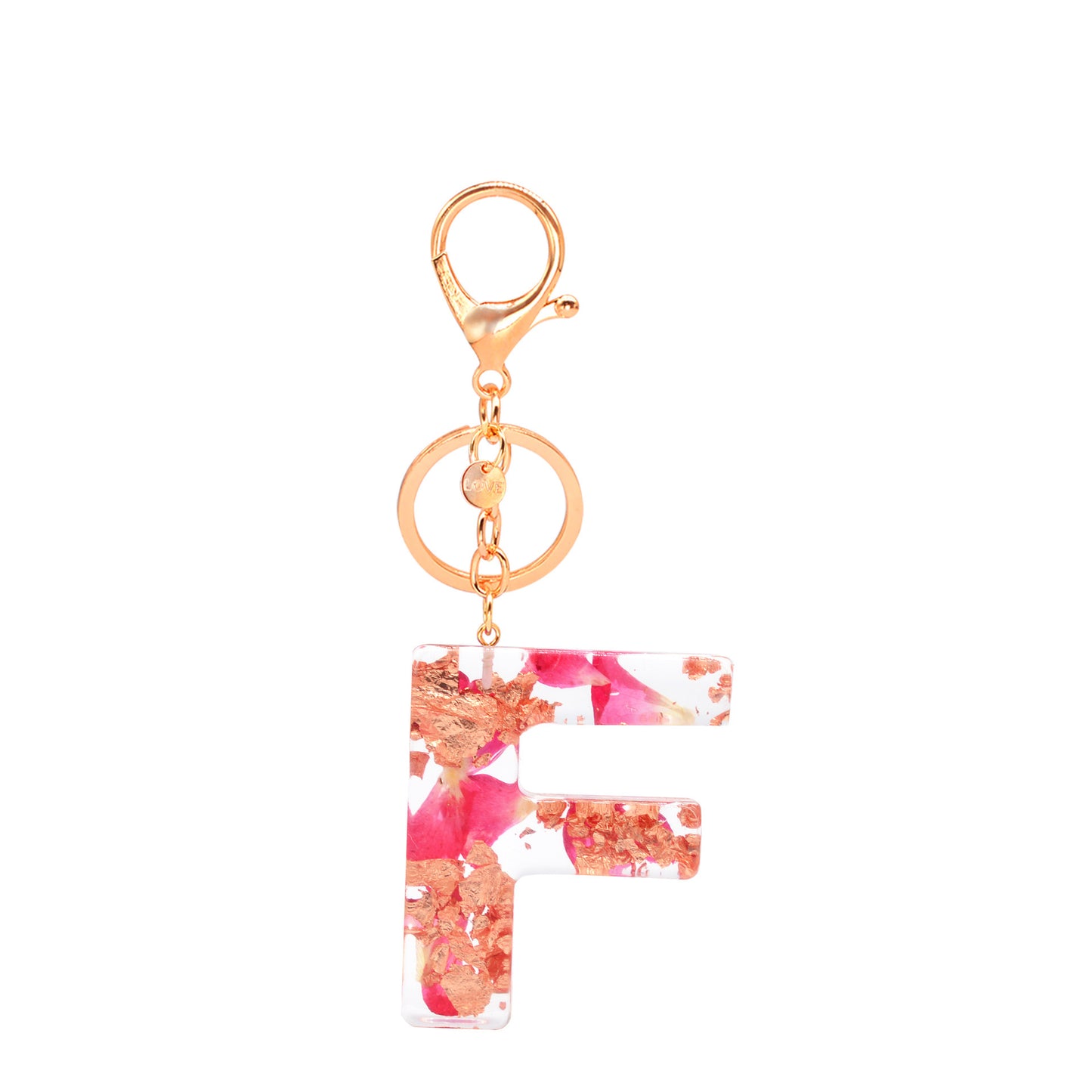 Resin Letter Keychain Initial Pendant English Alphabet Charm For Keys And Bags Backpacks Decoration For Travel