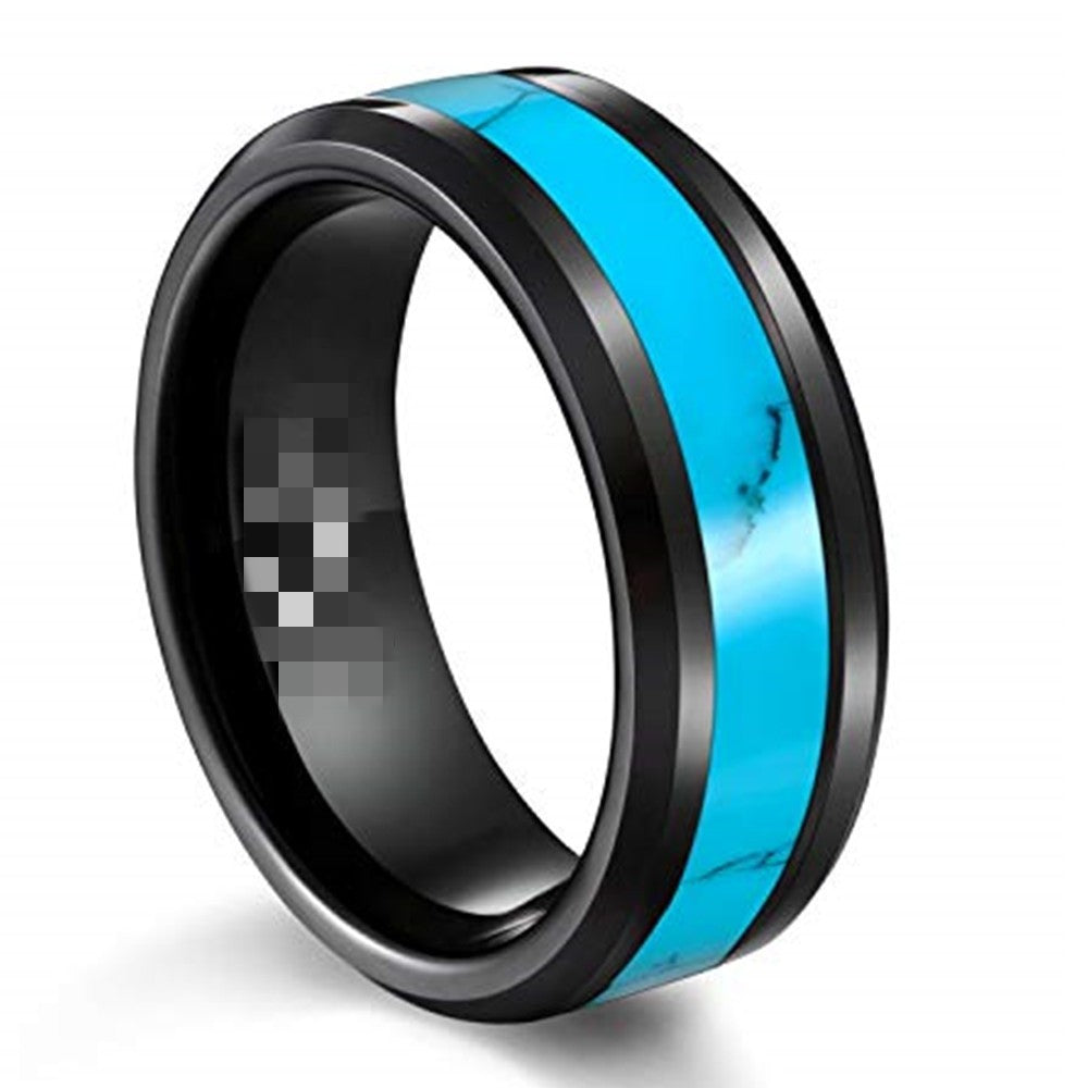 Stainless Steel Ring Black Color Size 5 6 7 8 9 10 11 12 13 14 15 16 17 Material Metal Ring Included Ring List