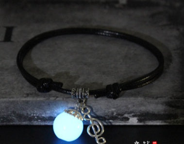Unisex Luminous Alloy Bracelet Korean Design for Couples Opening Ceremony Anniversary Gift and Celebration Now