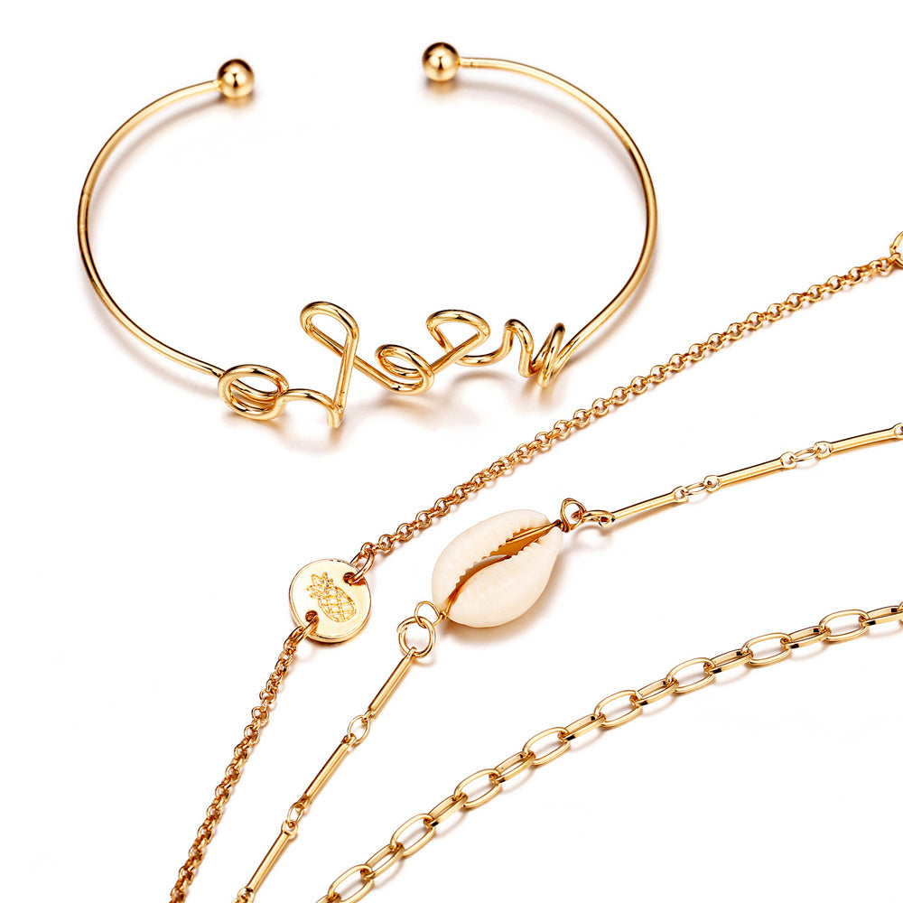 Alloy Bracelet Set For Women And Girls Fashionable Bracelets Stylish For Women Everyday Wear And Special Women