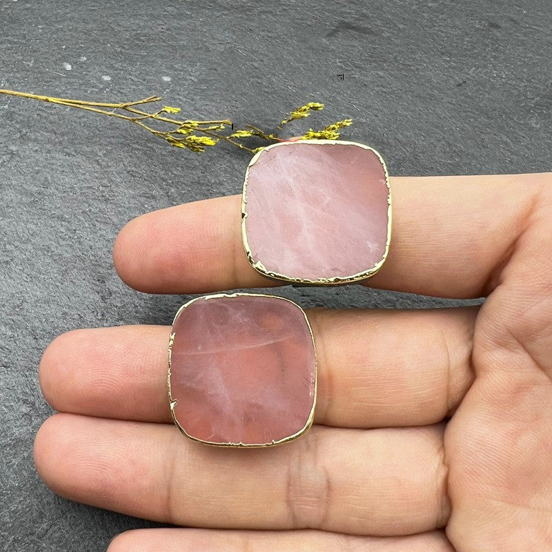 Square Fashion Ring Opening Adjustable