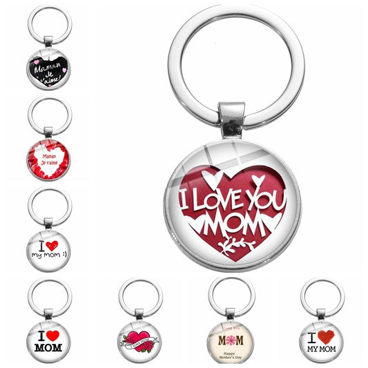 Mom Keychain Gift Zinc Alloy Key Ring Decorative Pendant For Mothers Day And Special Occasions For Mom On Any Occasion
