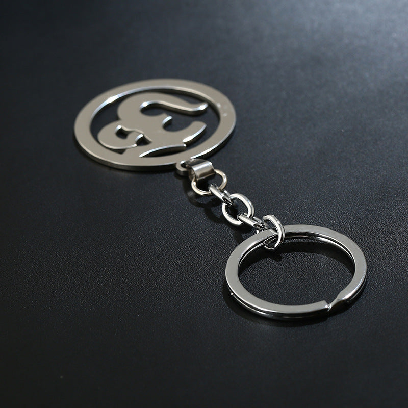 Tree Of Life Keychain Stainless Steel Unisex Durable Key Ring Symbolic Pendant For Men And Women Lucky Tree Charm