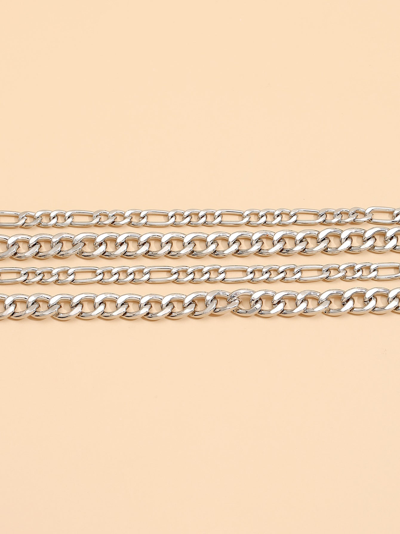 Womens Bracelet Set Fashion Elegant Geometric Style Electroplated Zinc Alloy Irregular Design Bracelet Set For Women