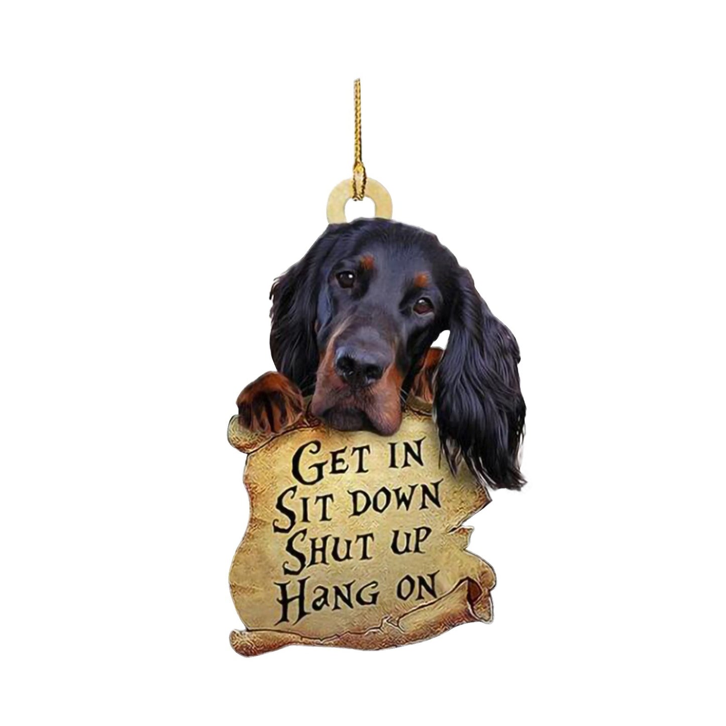 Cartoon Animal Car Pendant Hanging Ornament Double Sided