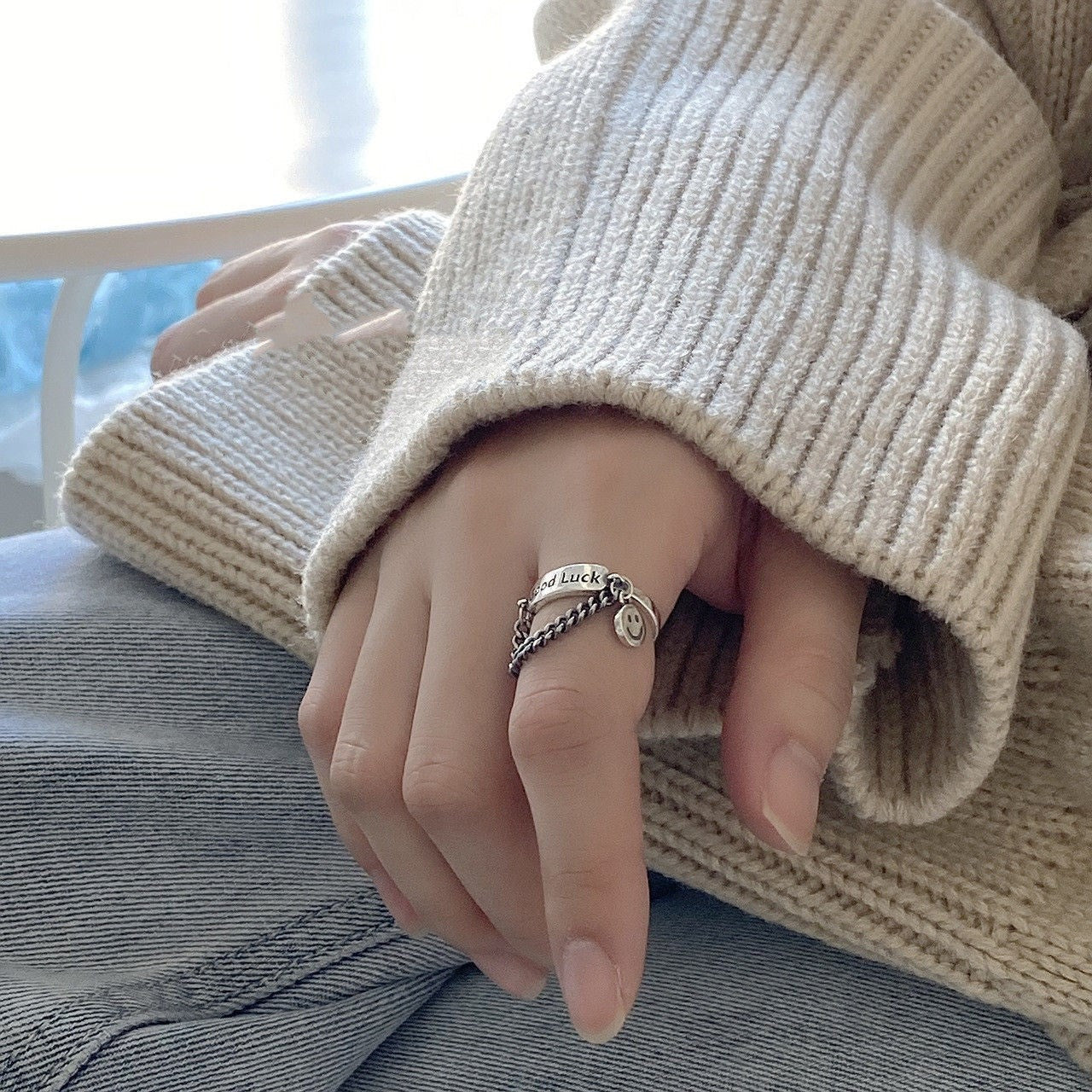 Stainless Steel Ring Geometric Plated Jewelry for Men and Women Durable Statement Accessory Fashion Style Icon