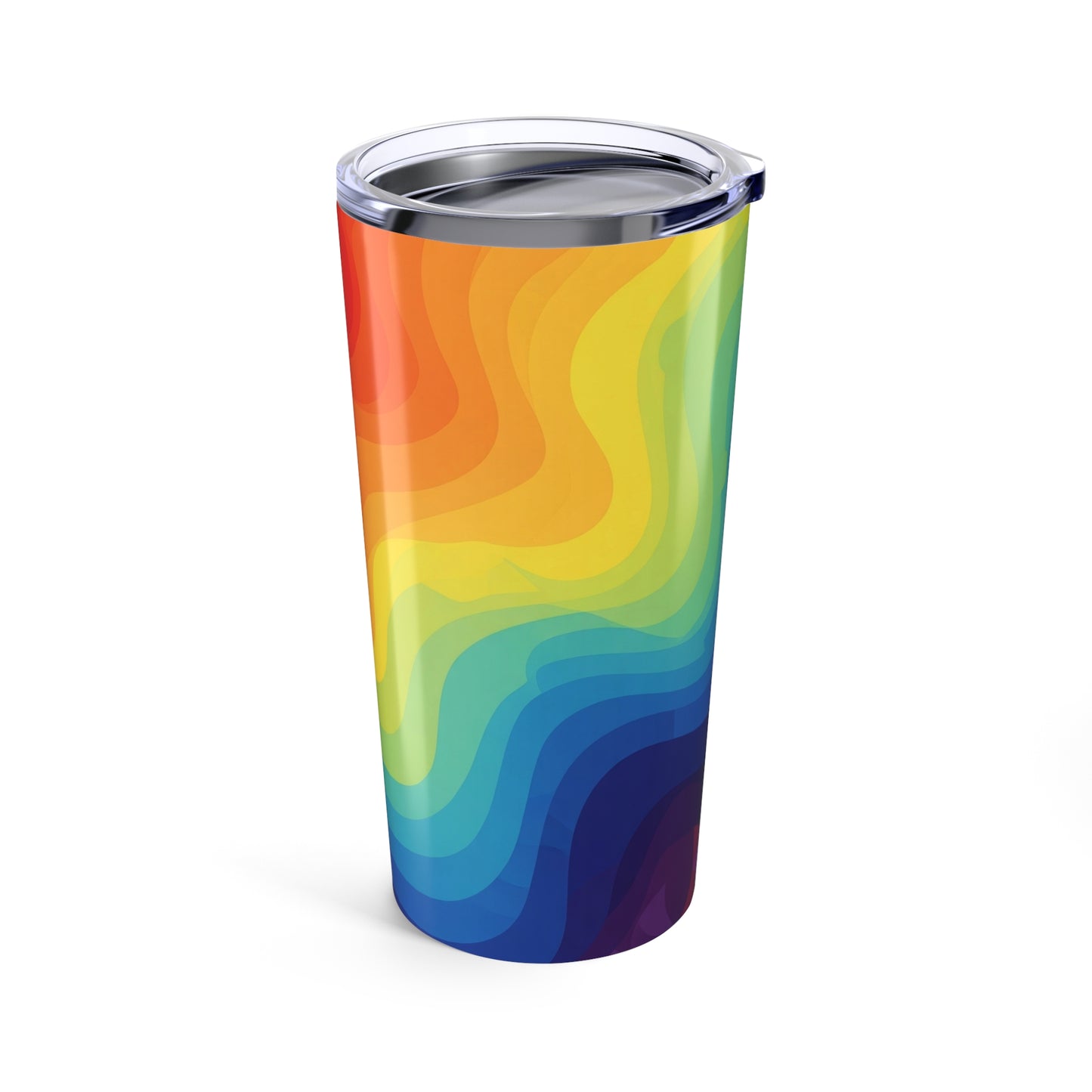 20oz Stainless Steel Travel Mug Printed Artwork Insulated Spill Resistant Lid Keeps Hot Or Cold Dishwasher Safe