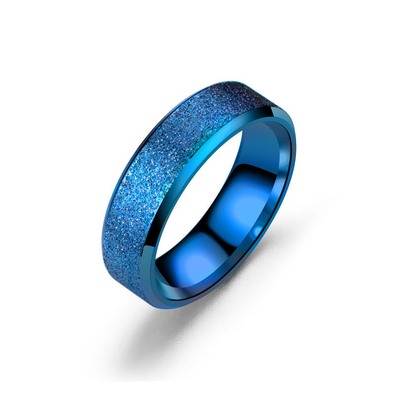 Womens Alloy Turnable Ring Sandblasted Finish Unique Design Everyday Wear Lightweight Ring Jewelry Gift Alloys