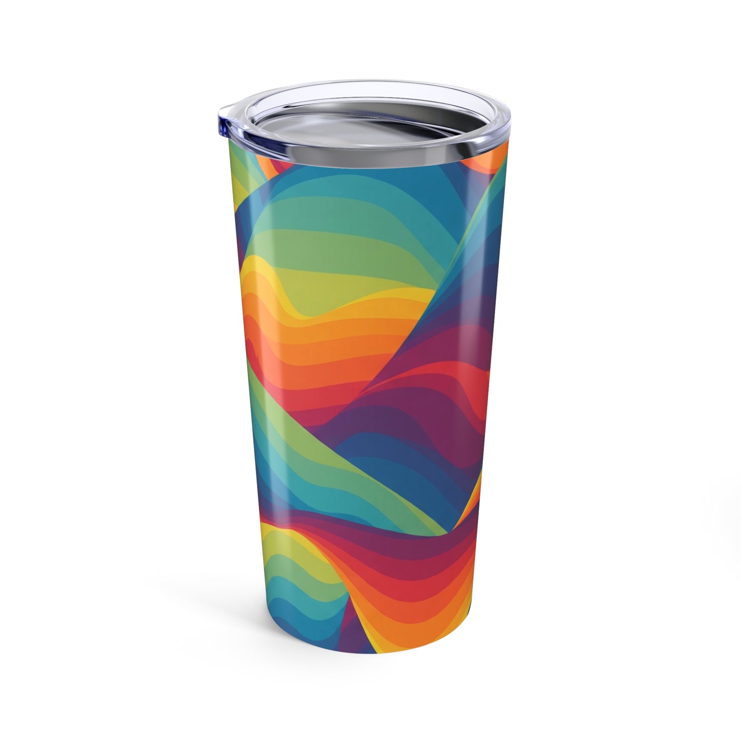 20oz Stainless Steel Tumbler With Printed Image Double Wall Vacuum Insulated Spill Resistant For Hot And Cold
