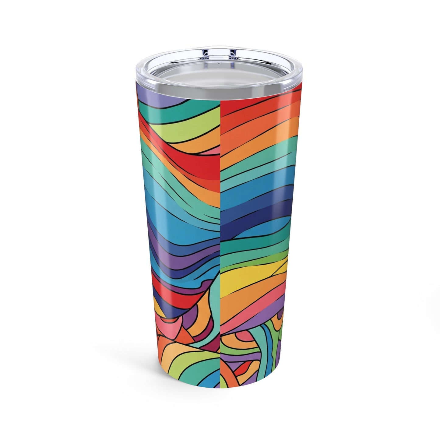 20oz Stainless Steel Tumbler With Double Wall Vacuum Insulation Spill Resistant Dishwasher Safe Keeps Beverages
