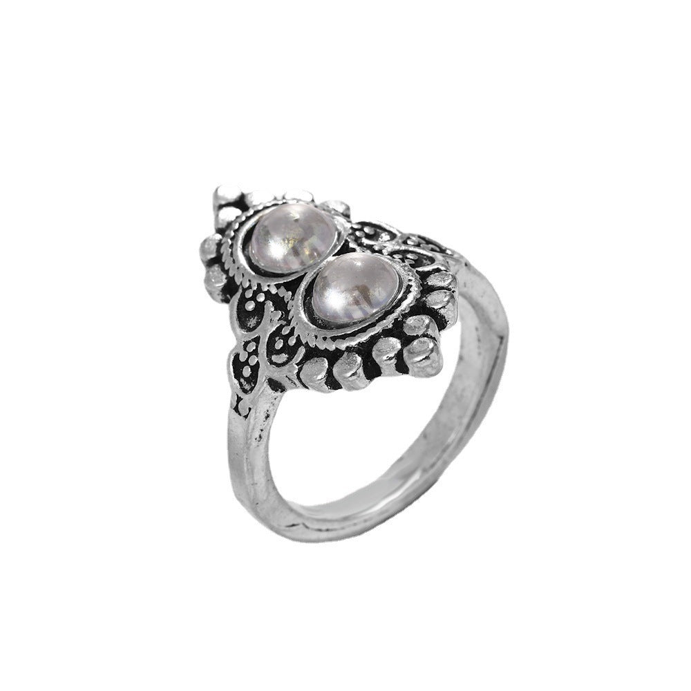 Dragon Tortoise Tail Ring Unique Geometric Alloy Statement Ring for Women and Men Unisex Electroplated New Design