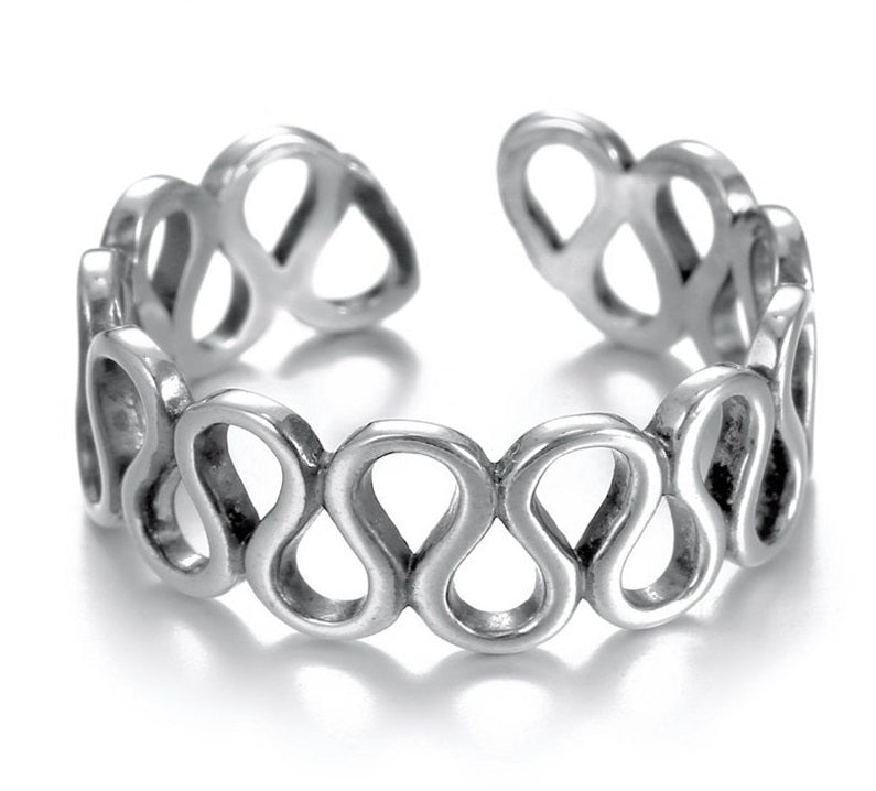 Womens Sterling Silver Turquoise Inlay Ring Geometric Design Unisex 925 Jewelry Everyday Wear Gift For You Now