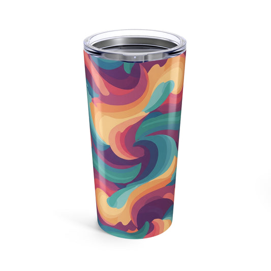 20 Oz Stainless Steel Tumbler With Double Wall Vacuum Insulation Spill Resistant Travel Mug For Hot Or Cold